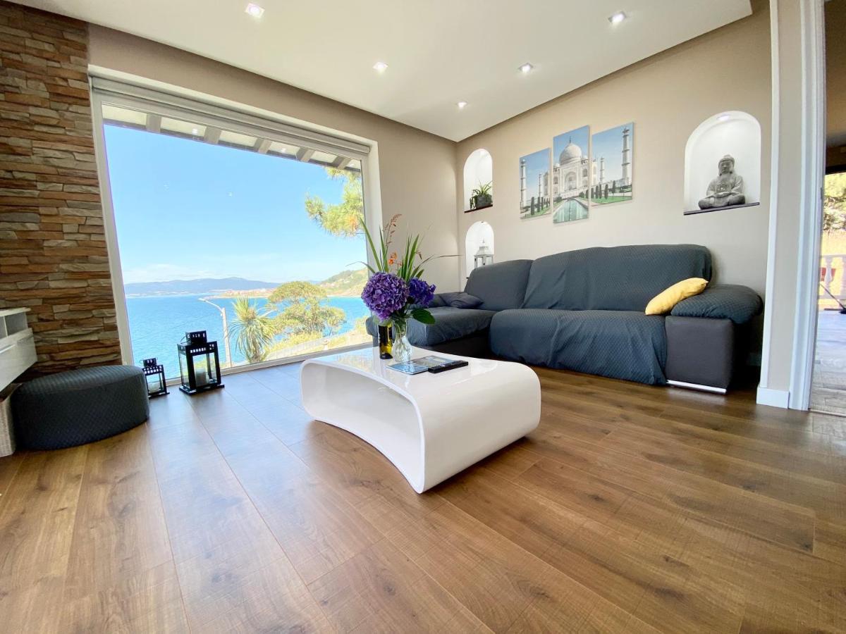 Casa A Colina Lägenhet Porto do Son Exteriör bild