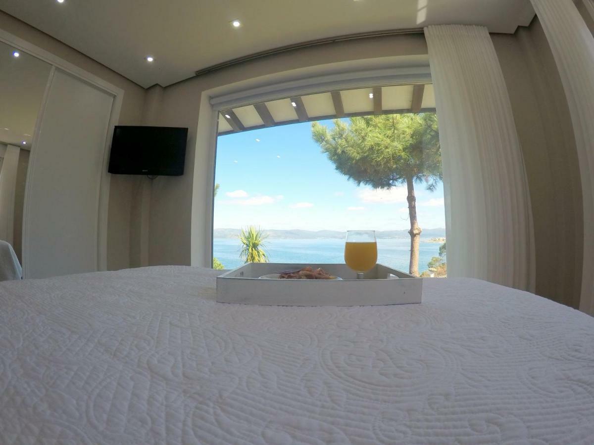 Casa A Colina Lägenhet Porto do Son Exteriör bild